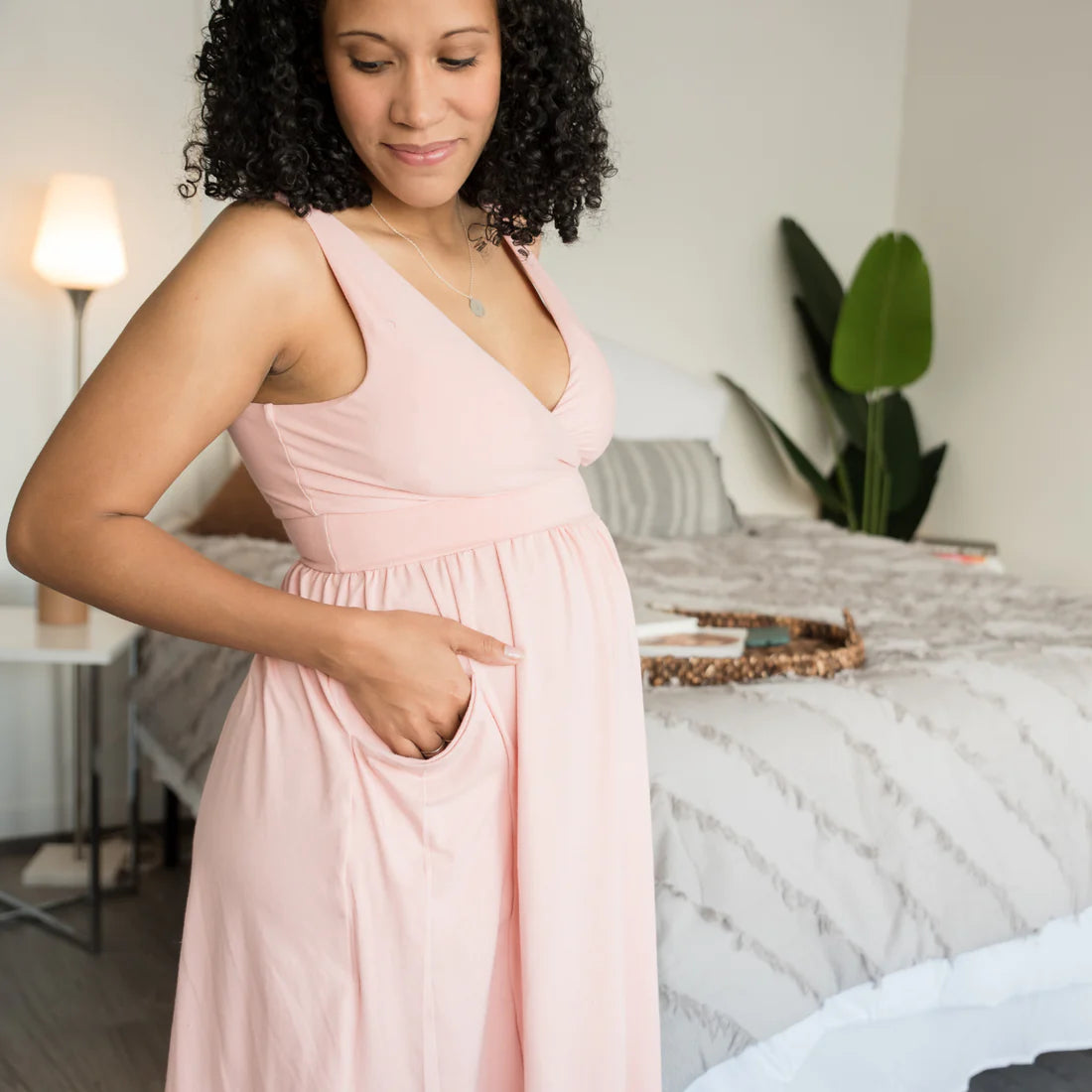 Leakproof Lounge Dress – Blush (Last Call!)